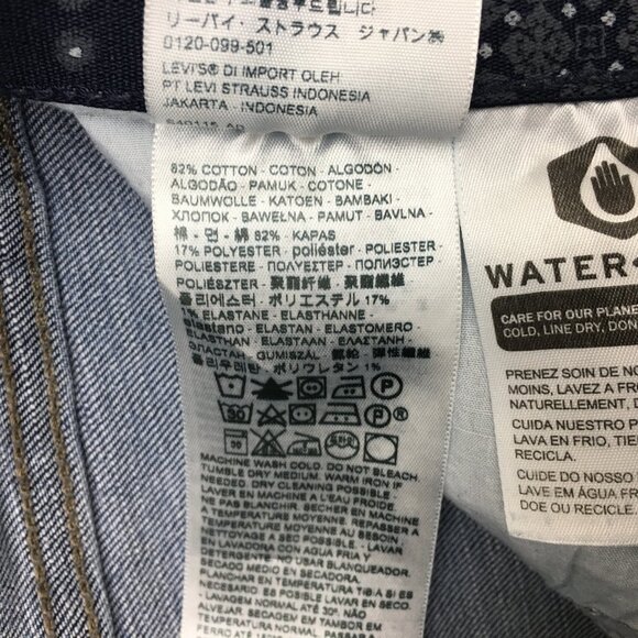 Levi's 525 Perfect Waist Jeans Straight Leg Stretch size 6 length 30" - Picture 8 of 10